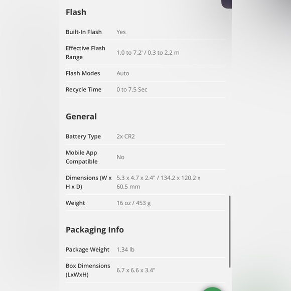 FUJIFILM INSTAX SQUARE SQ40 Instant Film Camera (Black) - Picture 5 of 10